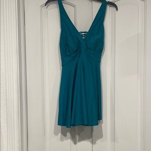 BloomChic Teal One-Piece Swimsuit